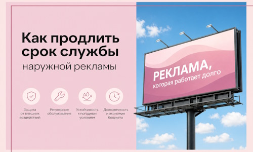 Как продлить срок службы наружной рекламы в Сестрорецке